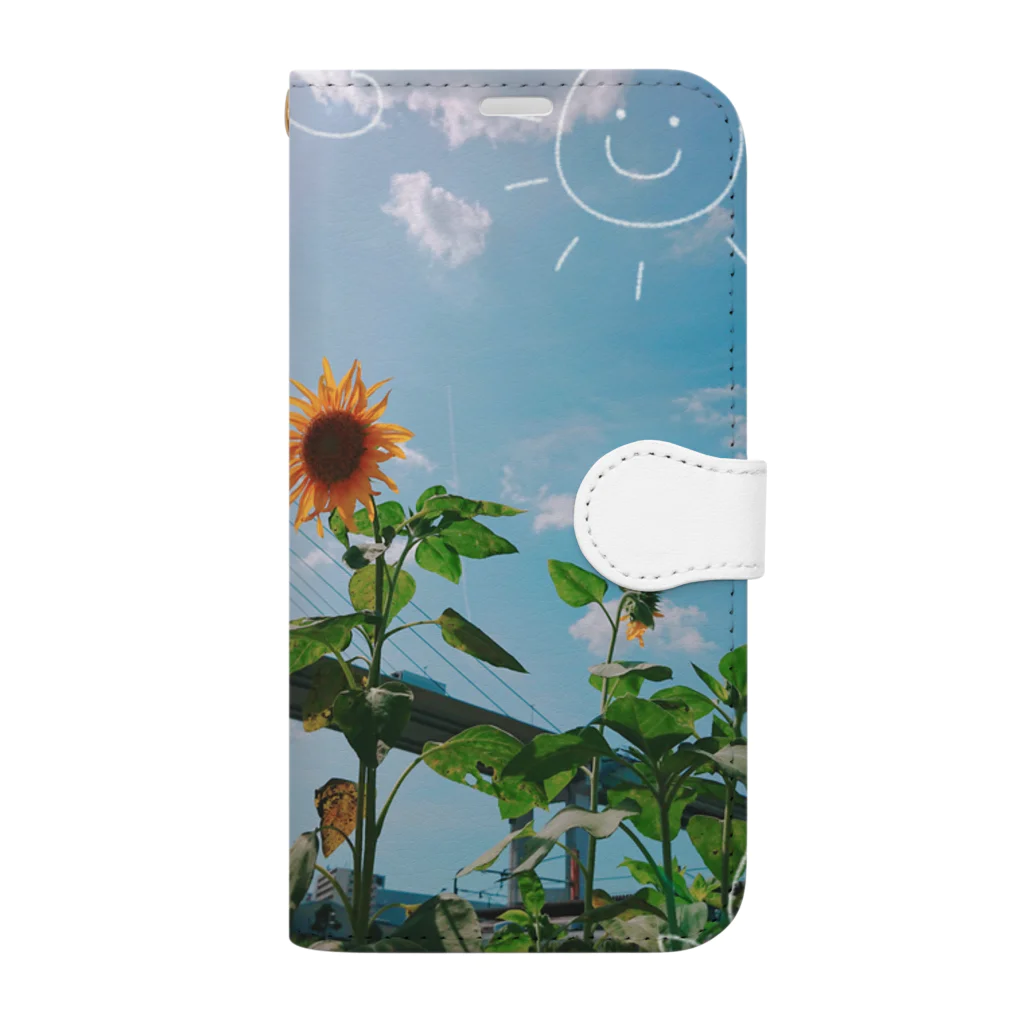 』Always Keep Sunshine in your heart🌻の『太陽🌞と北風』 Book-Style Smartphone Case