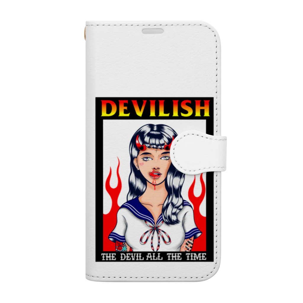 Demon Lord 9 tailsの『DEVILISH』 Book-Style Smartphone Case