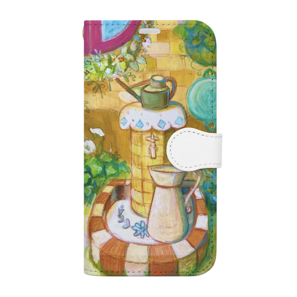 novanorArtのsorairokingyo Book-Style Smartphone Case