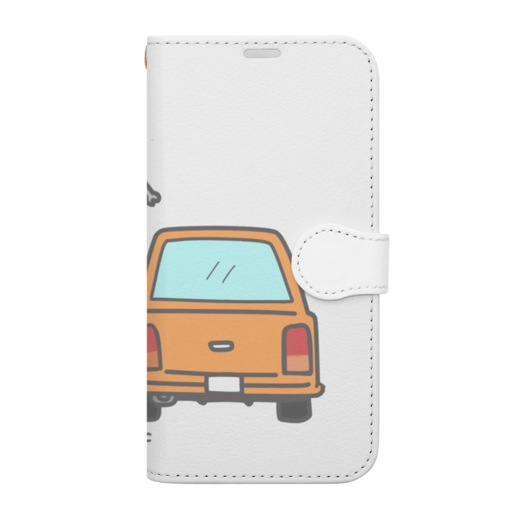 絵心屋空間のI'm an auto mechanic Book-Style Smartphone Case