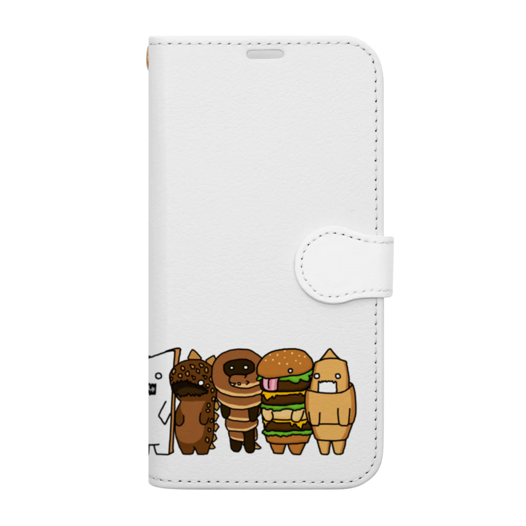 みさおのショップのパンドラゴン(みんなでせいれつ) Book-Style Smartphone Case