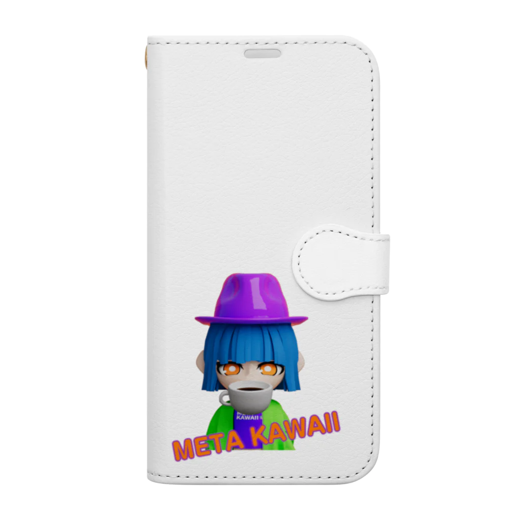 ksi's NFT collectionのDROP'S - META KAWAII #644 Book-Style Smartphone Case