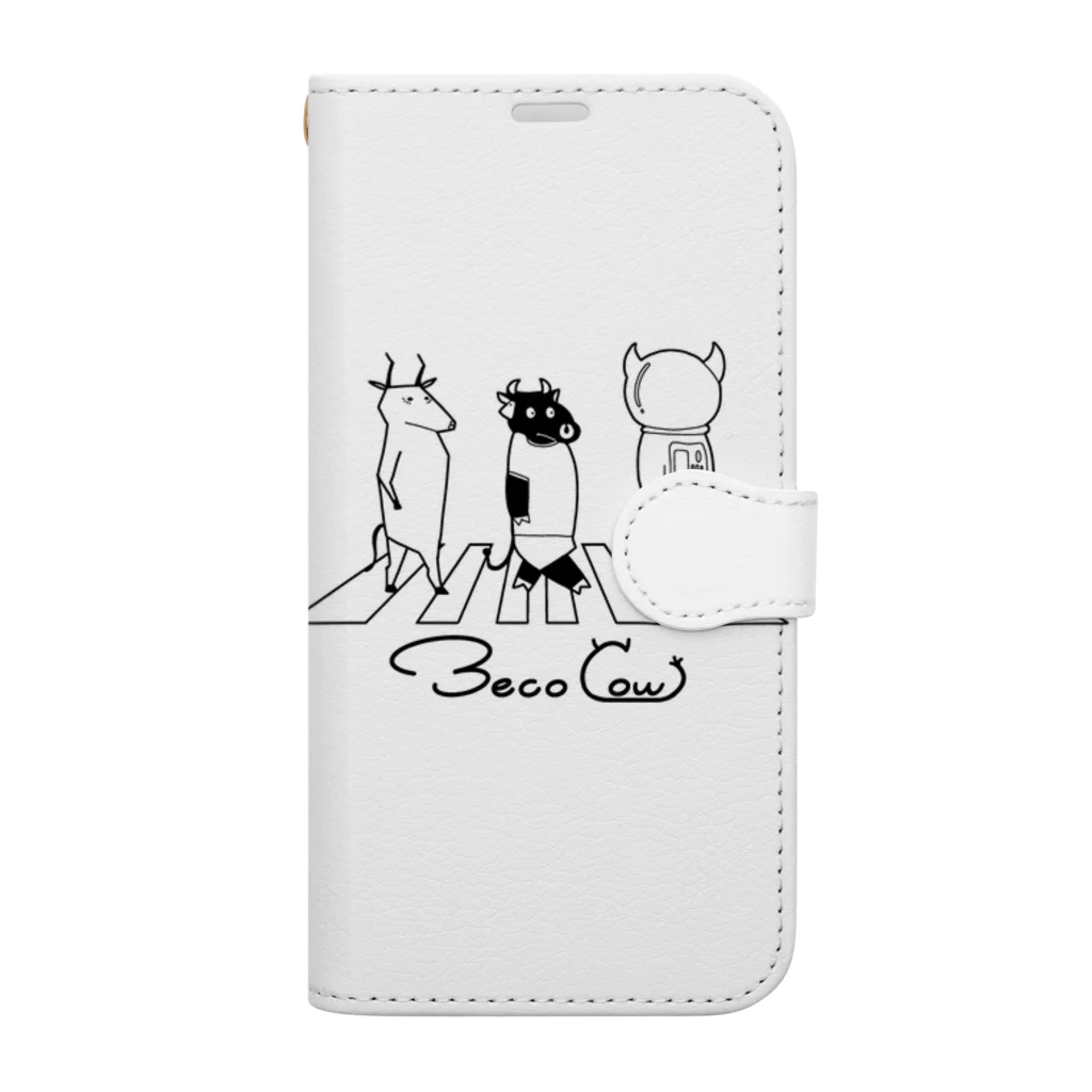 beco_cowのBeco Cow Book-Style Smartphone Case