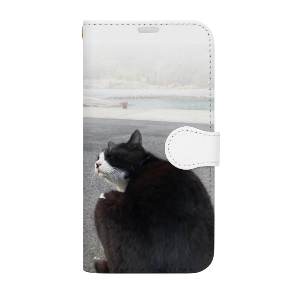 秘密結社猫のために生きよの田代島にゃんシリーズ　平和な日常 Book-Style Smartphone Case