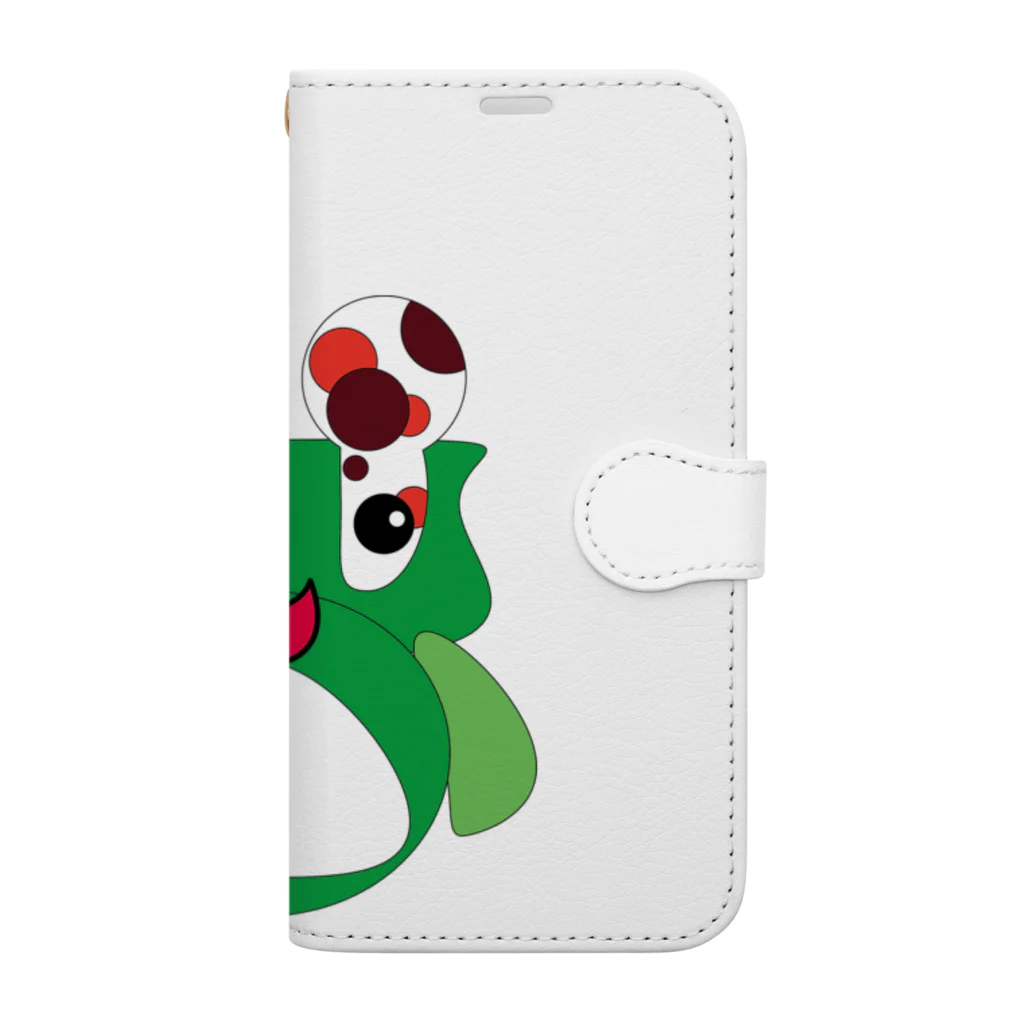 ADMS_Yuki_IKIのカエルのkarue Book-Style Smartphone Case