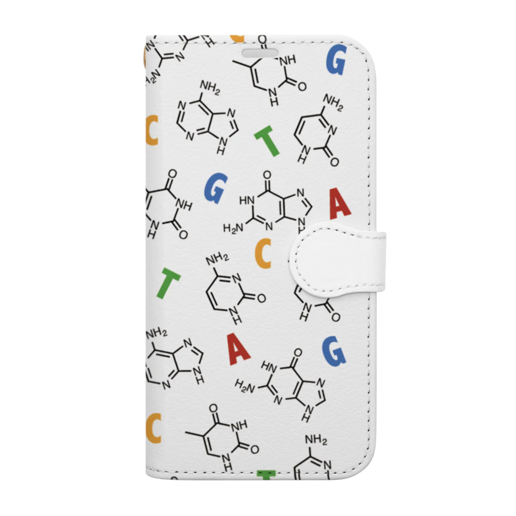 黒澤あおいの化学-DNA- Book-Style Smartphone Case