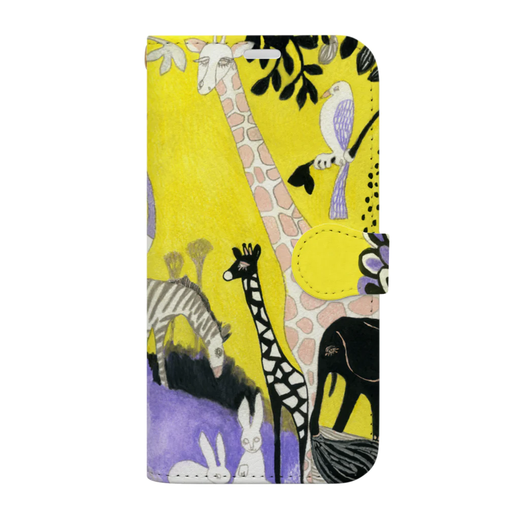 Keeda Oikawa ONLINE SHOPの大人のための動物園。。。 Book-Style Smartphone Case