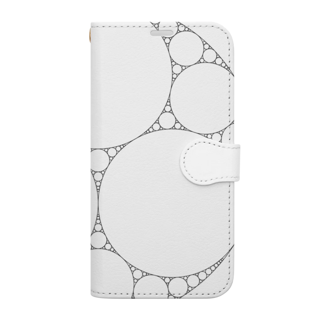 FRACTAL / フラクタルのFractal Apollonian Gasket 手帳型スマホケース