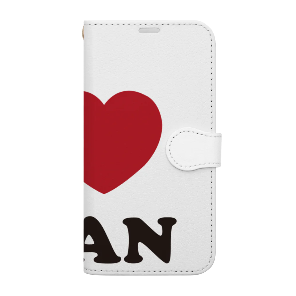 キッズモード某のI love okan Book-Style Smartphone Case