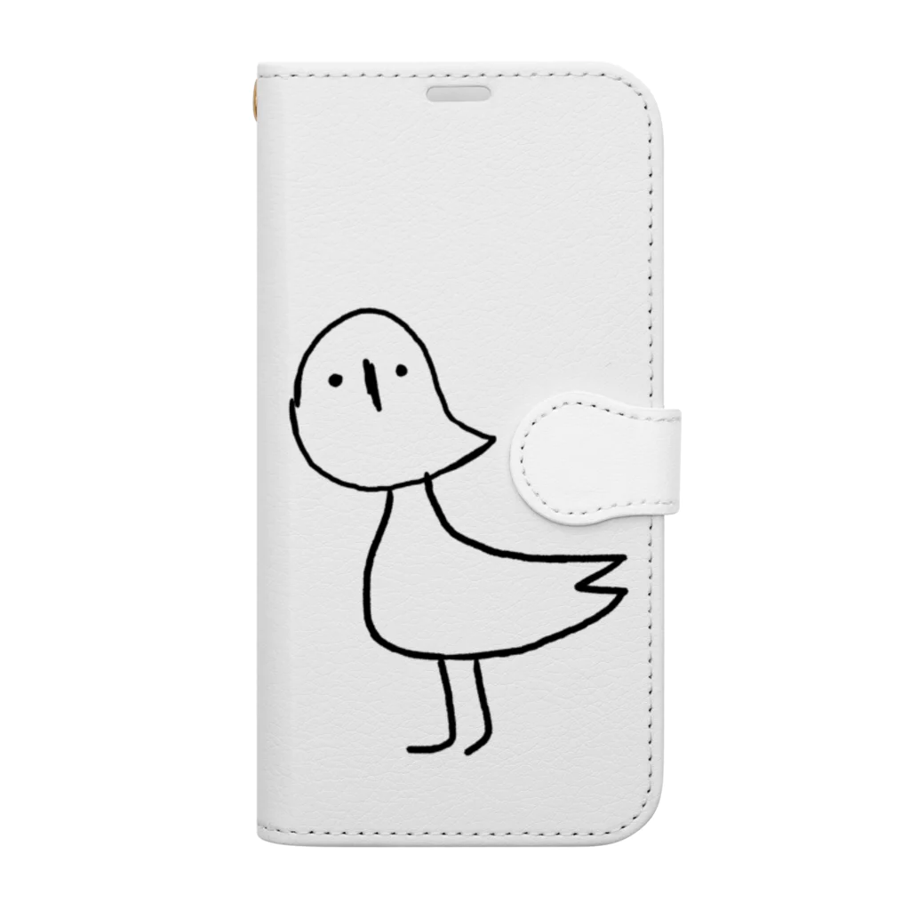 なんで屋さんの鳥　必需品編 Book-Style Smartphone Case