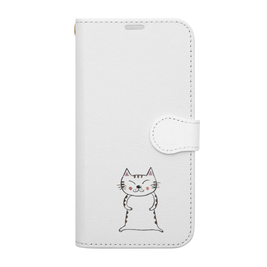 tokotosuzuの茶とら01 Book-Style Smartphone Case