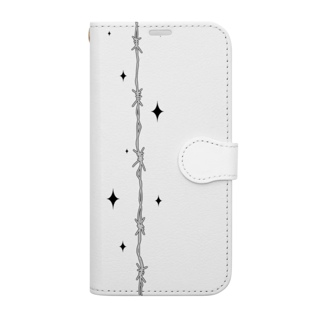 Morgenstern🌟の有刺鉄線♦︎ Book-Style Smartphone Case