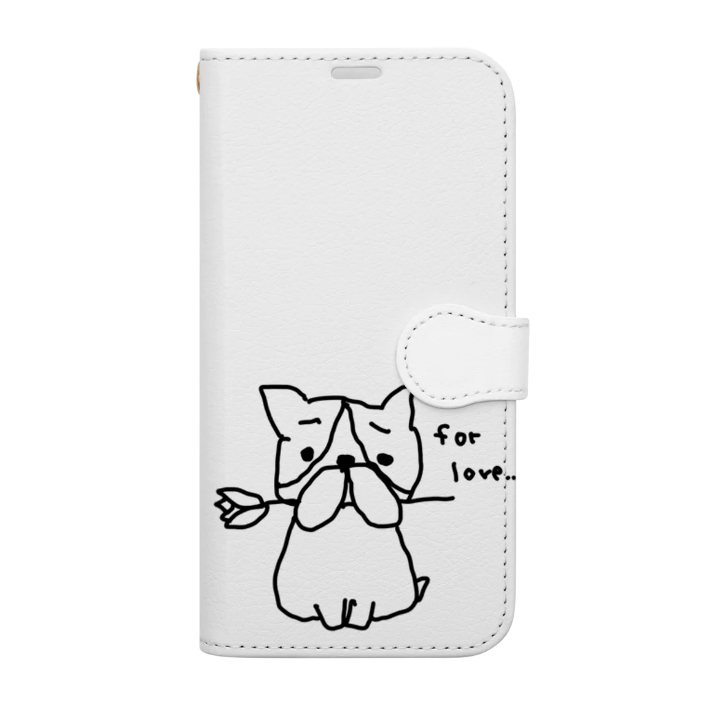 わんわんの愛をください Book-Style Smartphone Case