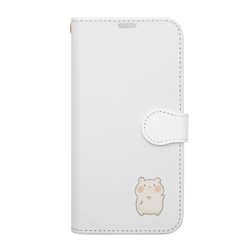 くまぽてとのしろくまくん Book-Style Smartphone Case