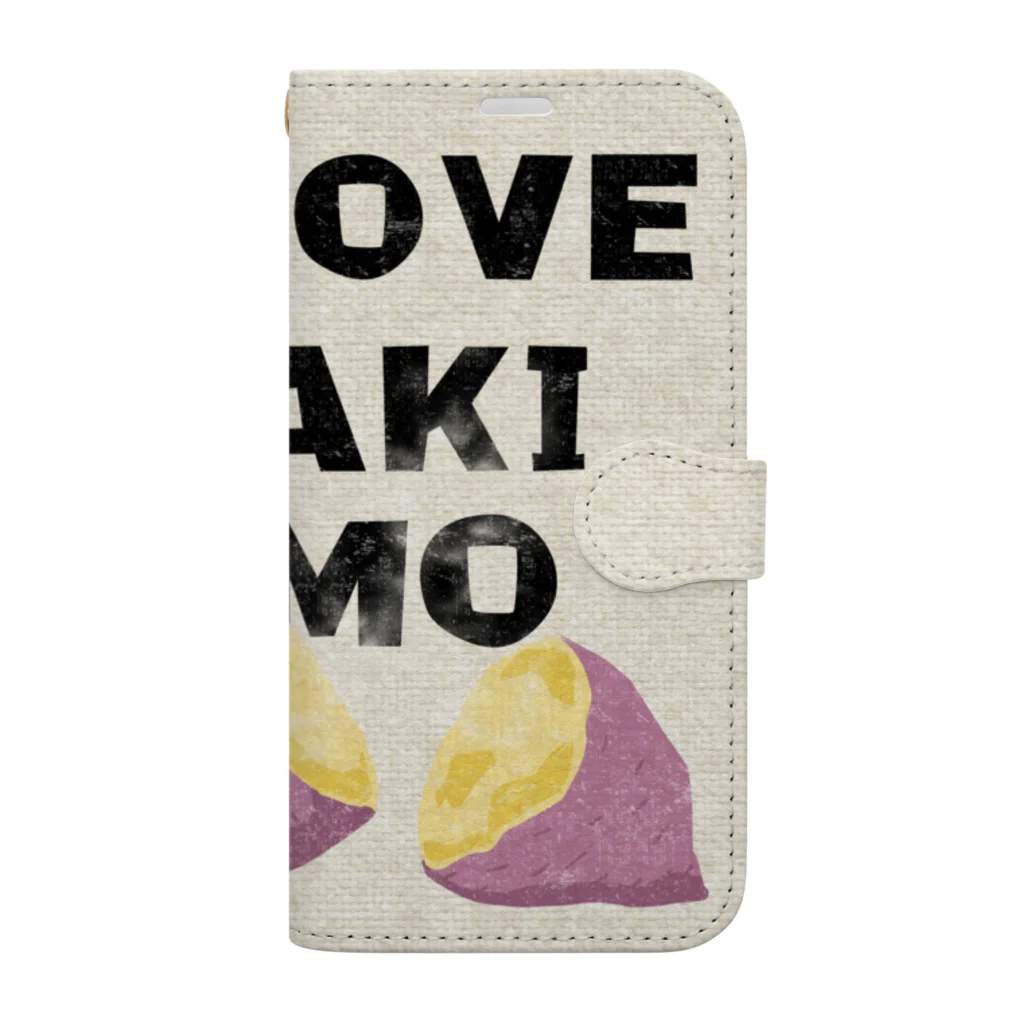 真希ナルセ（マキナル）のI LOVE YAKIIMO（赤柴） Book-Style Smartphone Case