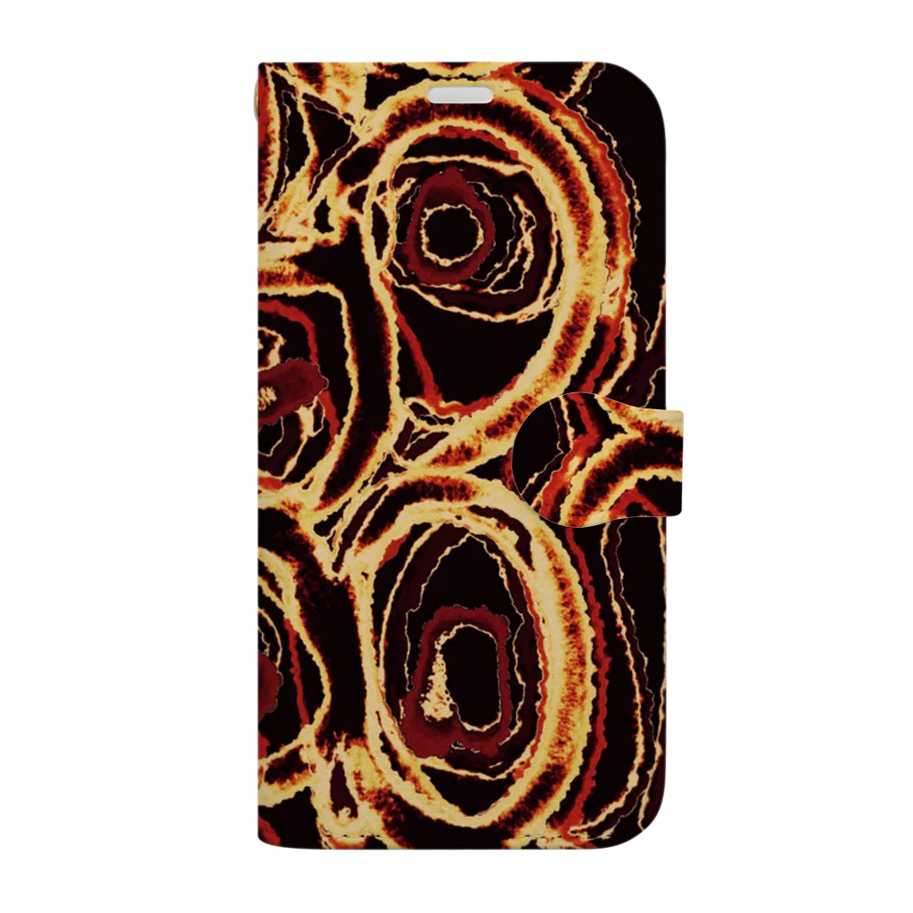 三毛ヒゲのtexture #004 Book-Style Smartphone Case