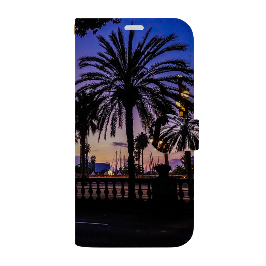 Tienda Costa del solのバルセロナ　ビーチサイド　phone　case Book-Style Smartphone Case