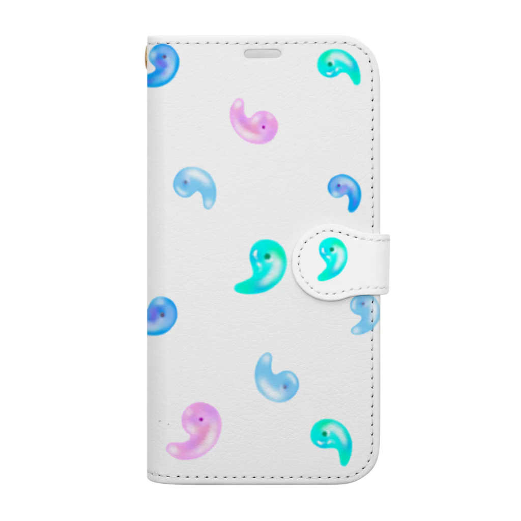 Happy Fun goodsの勾玉　dot Book-Style Smartphone Case