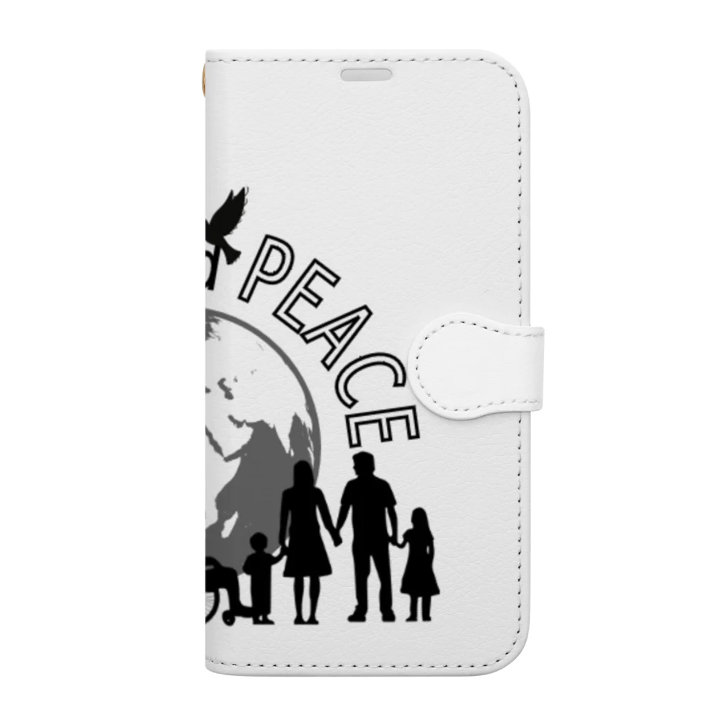 insparation｡   --- ｲﾝｽﾋﾟﾚｰｼｮﾝ｡のLOVE and PEACE 手帳型スマホケース