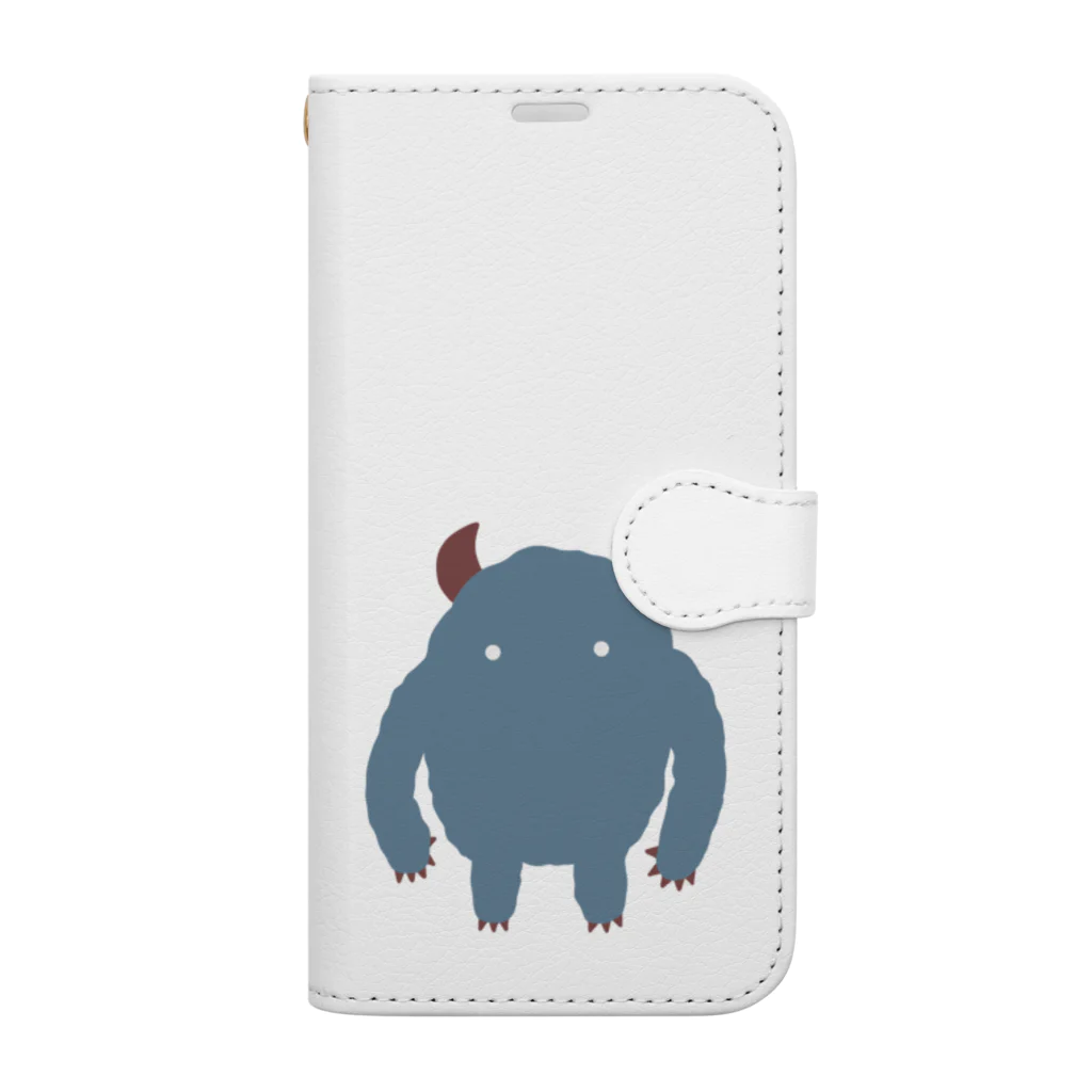 ddddd02のイエティのムム Book-Style Smartphone Case