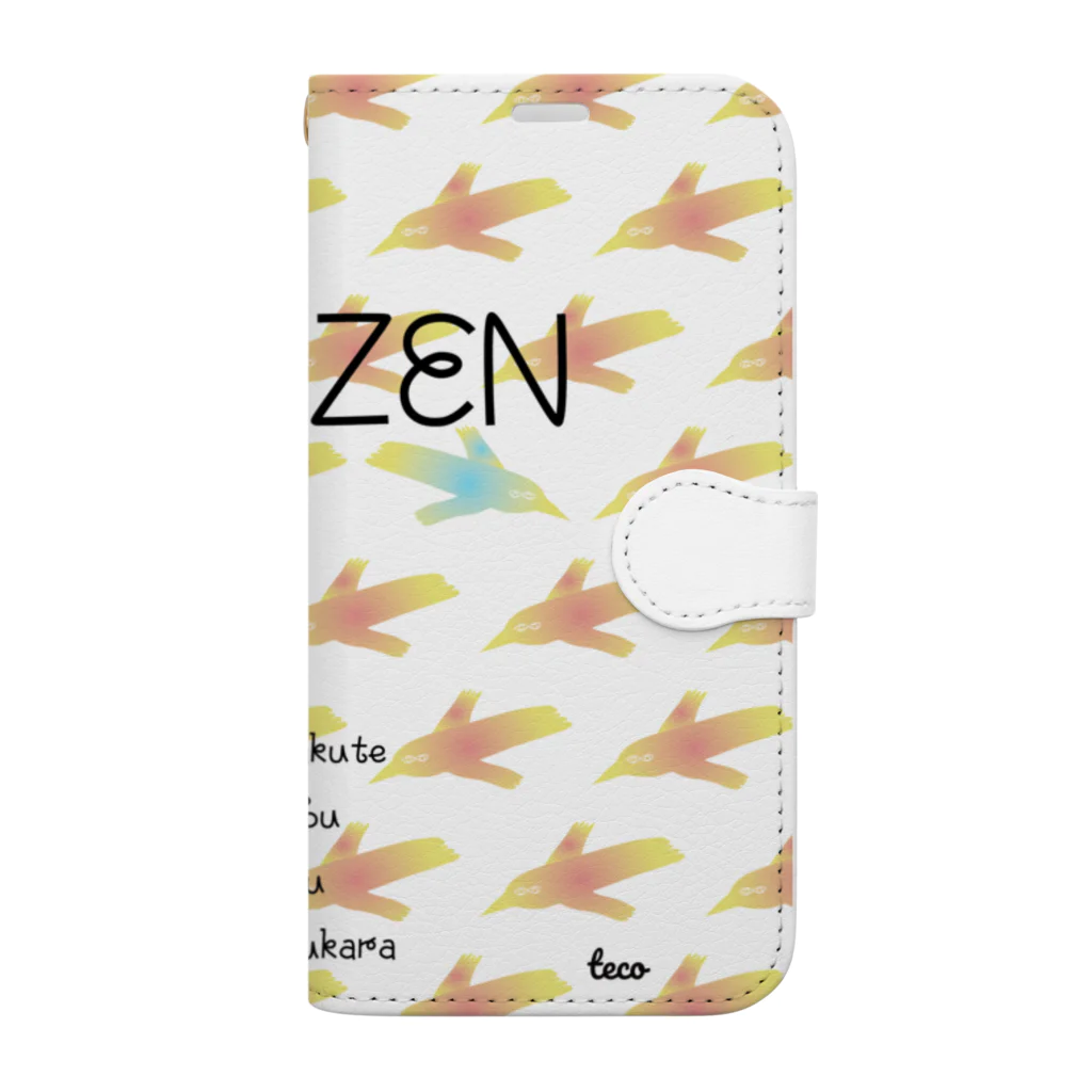 tecoのAWAZEN Book-Style Smartphone Case