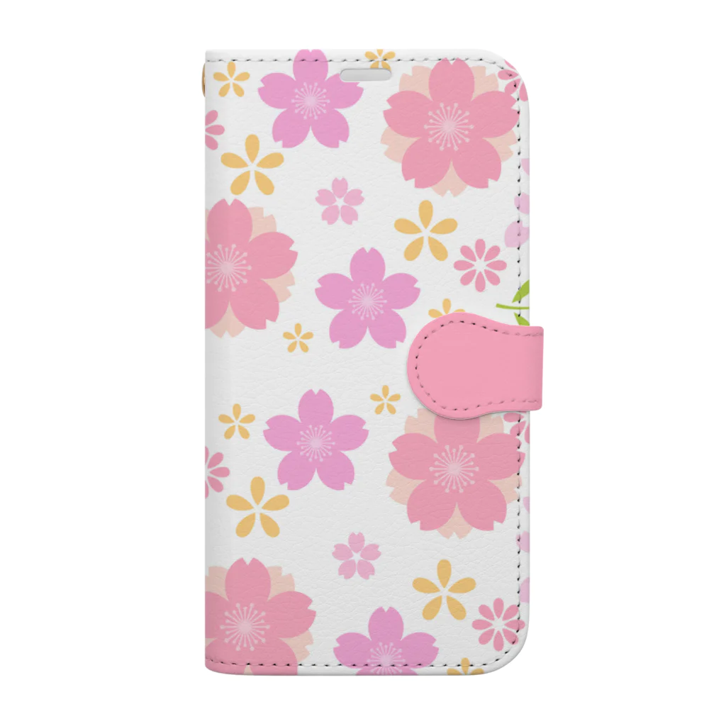 orange_honeyの桜76 Book-Style Smartphone Case