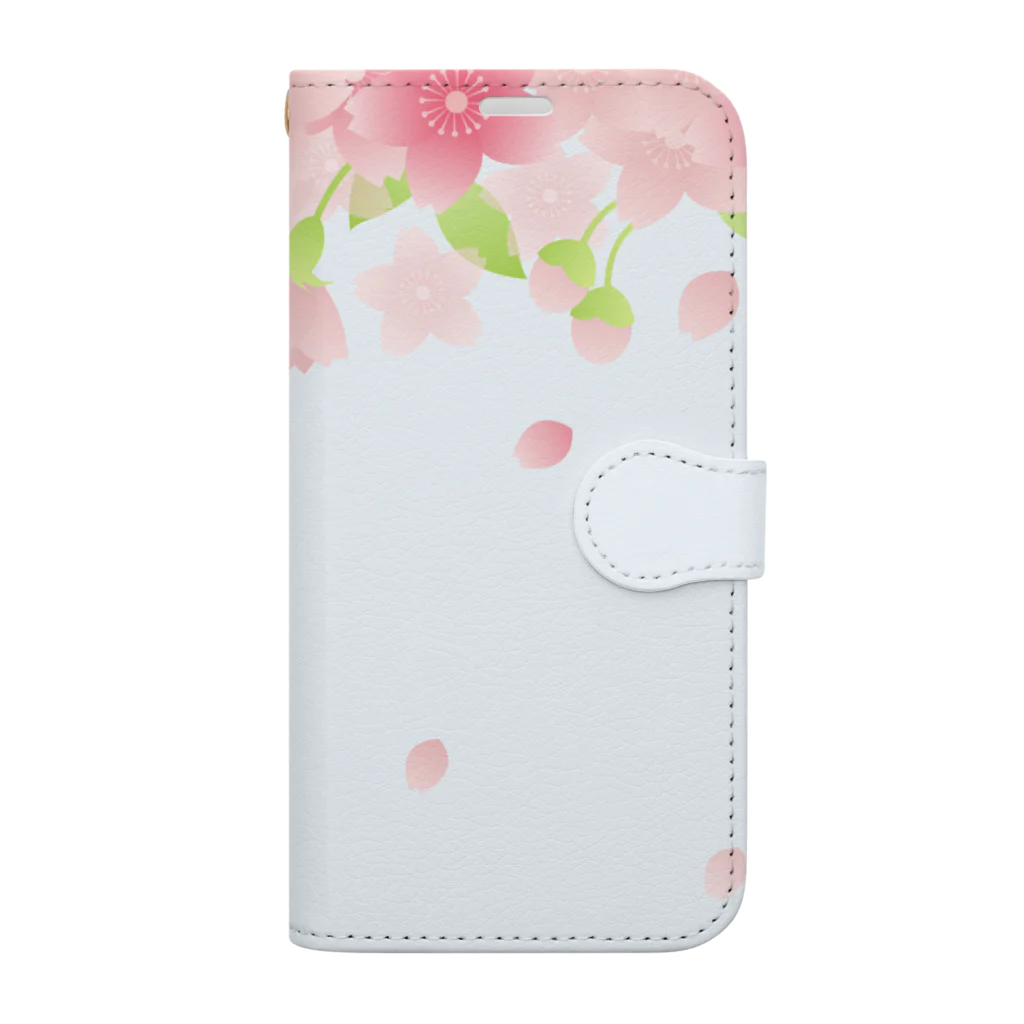 orange_honeyの桜75-5 Book-Style Smartphone Case