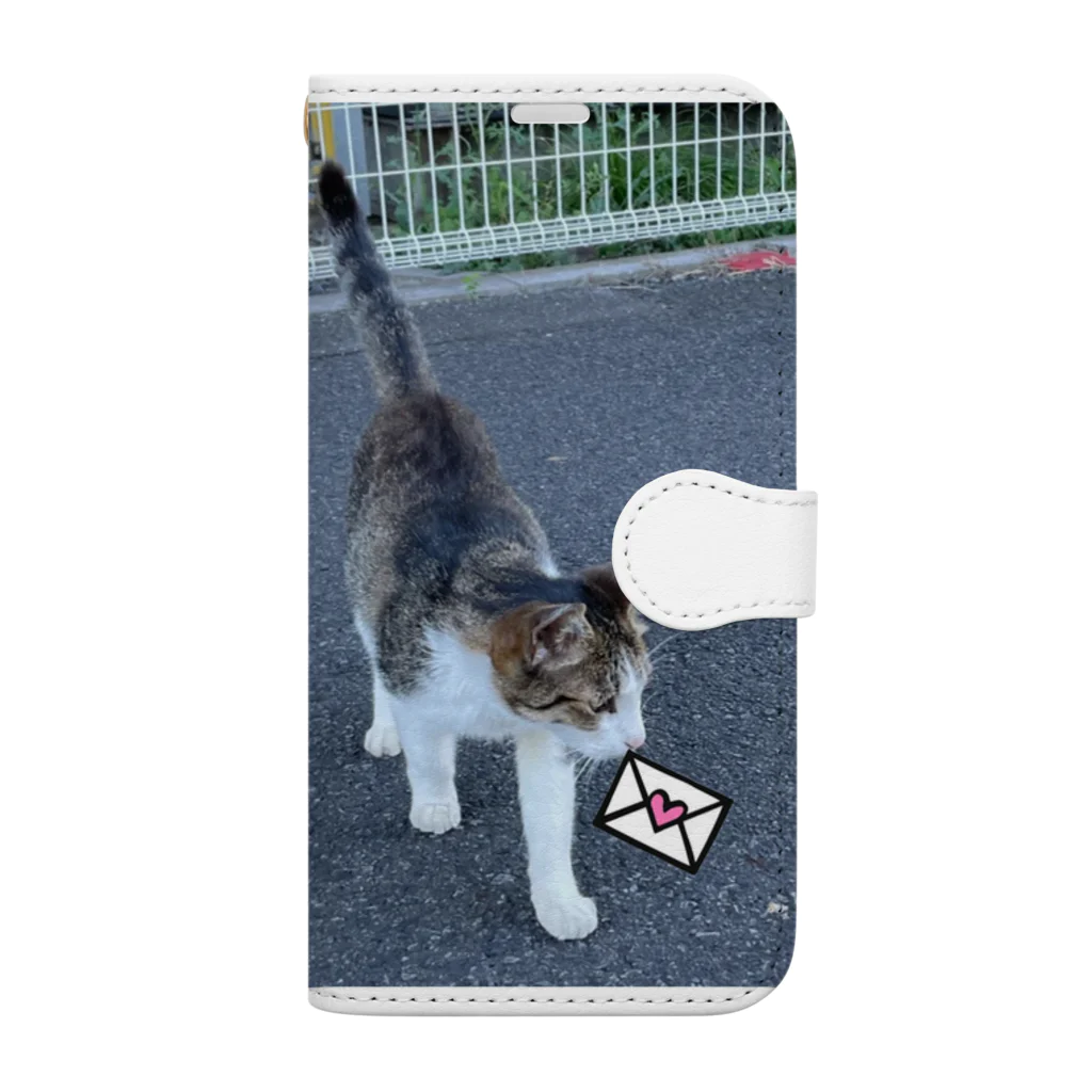 ながしっぽ from.さくらねこの家のながしっぽ　type.Ｊ Book-Style Smartphone Case