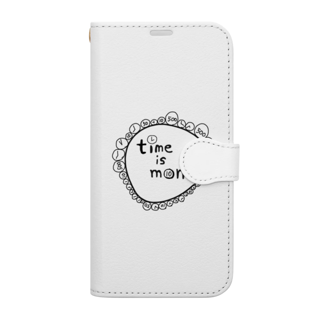 とりぴーぷるの時は金なり Book-Style Smartphone Case