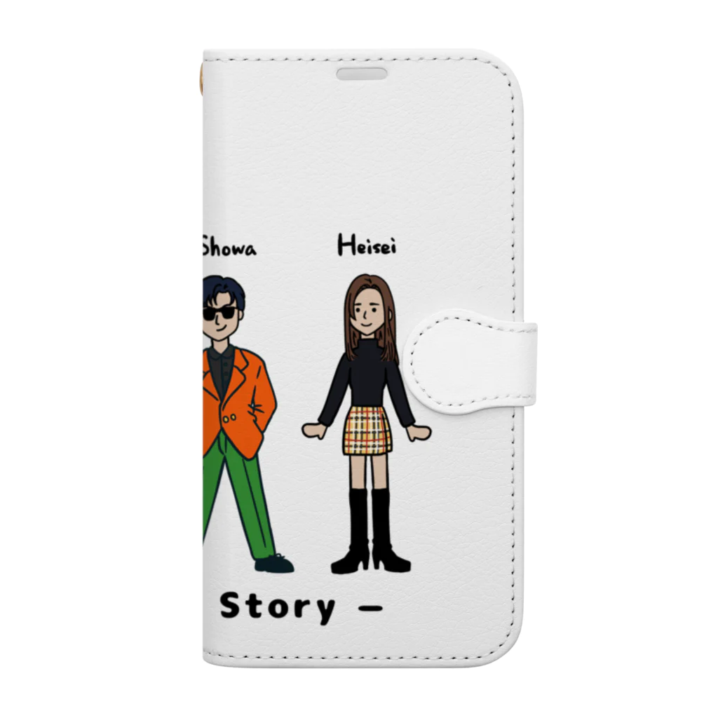 Andiamoの日本人ストーリー近代編 Book-Style Smartphone Case