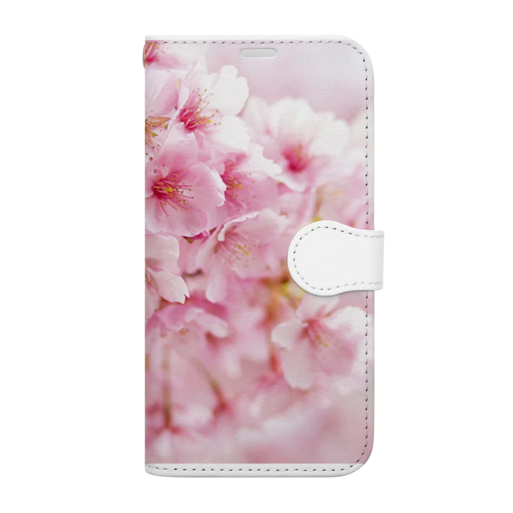 Broken Angelの桜の樹の下で Book-Style Smartphone Case