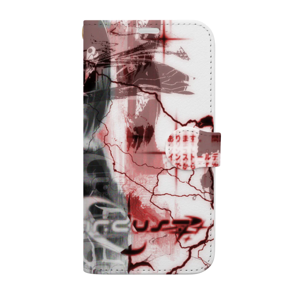 Stardust.のStardust x 二コル red Book-Style Smartphone Case