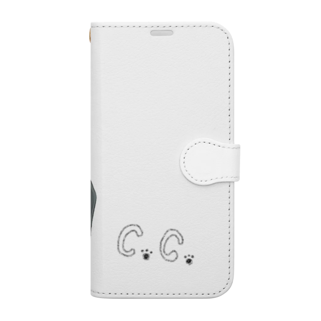 C｡C｡@弾き語りのC｡C｡ Book-Style Smartphone Case