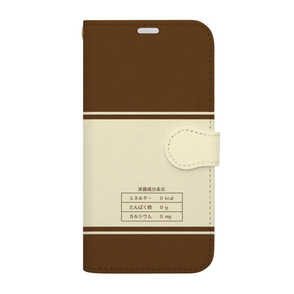 D-Styleのレトロなコーヒー牛乳 Book-Style Smartphone Case