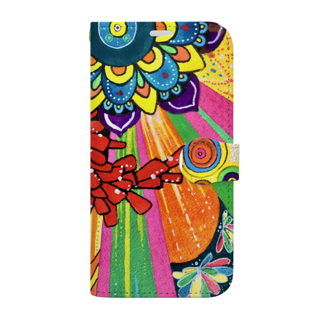 イシヤマナツ【natip】のTROPICARIGHT 縦ver. Book-Style Smartphone Case