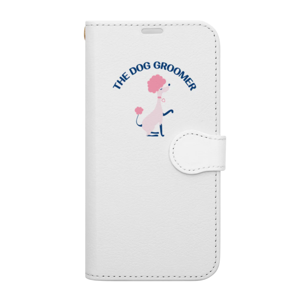 りんごのDOG GROOMER poodle Book-Style Smartphone Case