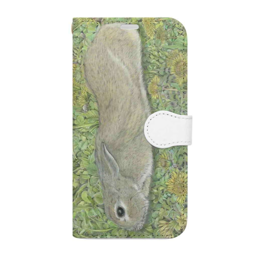 blue deer farmのうさんぽ日和 Book-Style Smartphone Case