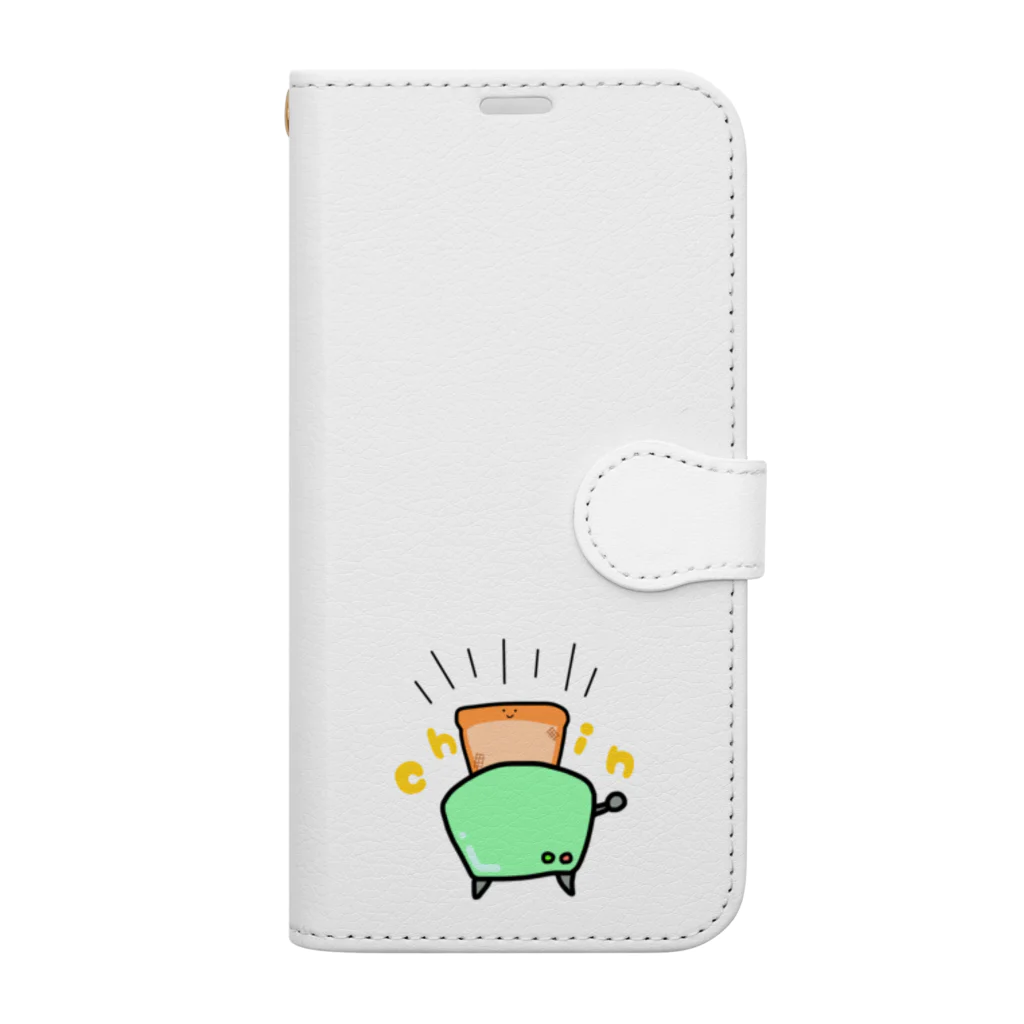 なでしこ@デザインのポップアップトースター Book-Style Smartphone Case