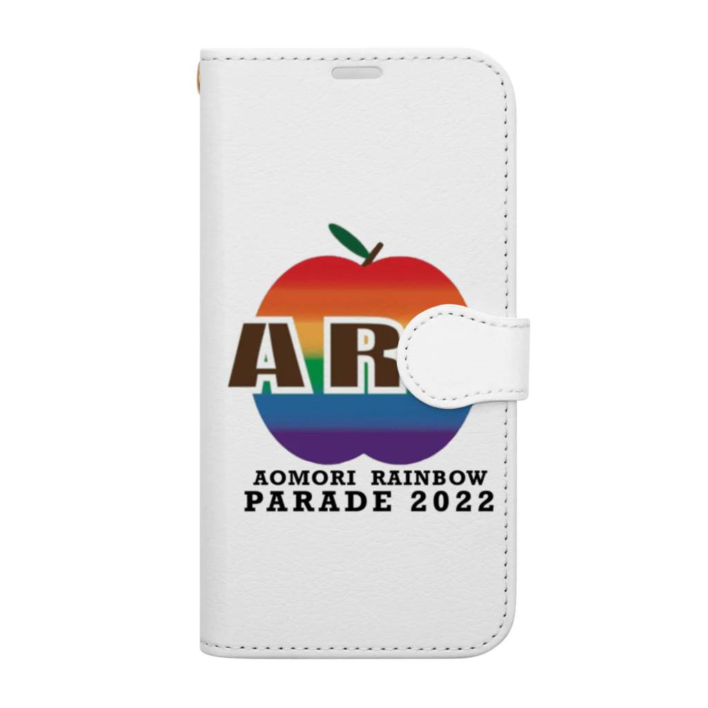 Aomori Prideの青森レインボーパレード／ロゴ Book-Style Smartphone Case