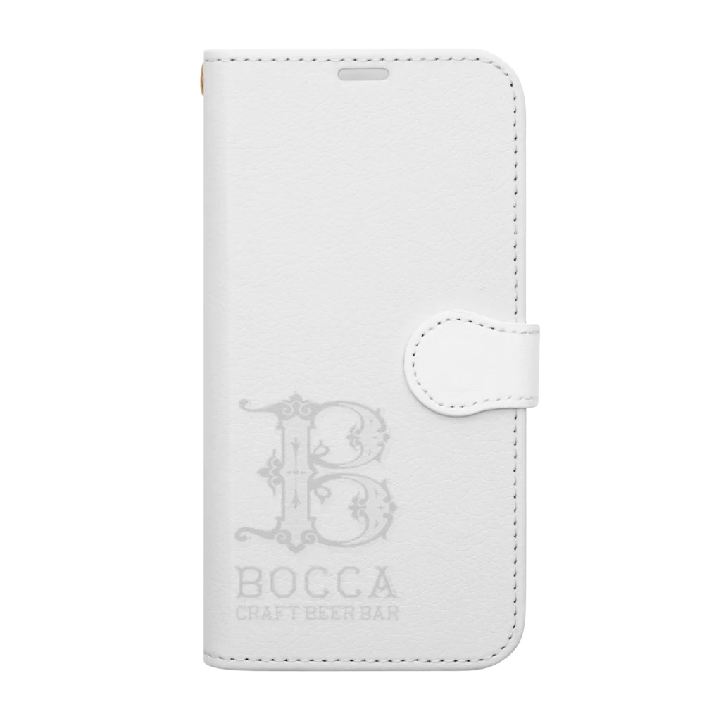 Craft beer bar & bottle shop BOCCAのcraftbeerbar BOCCAロゴ Book-Style Smartphone Case