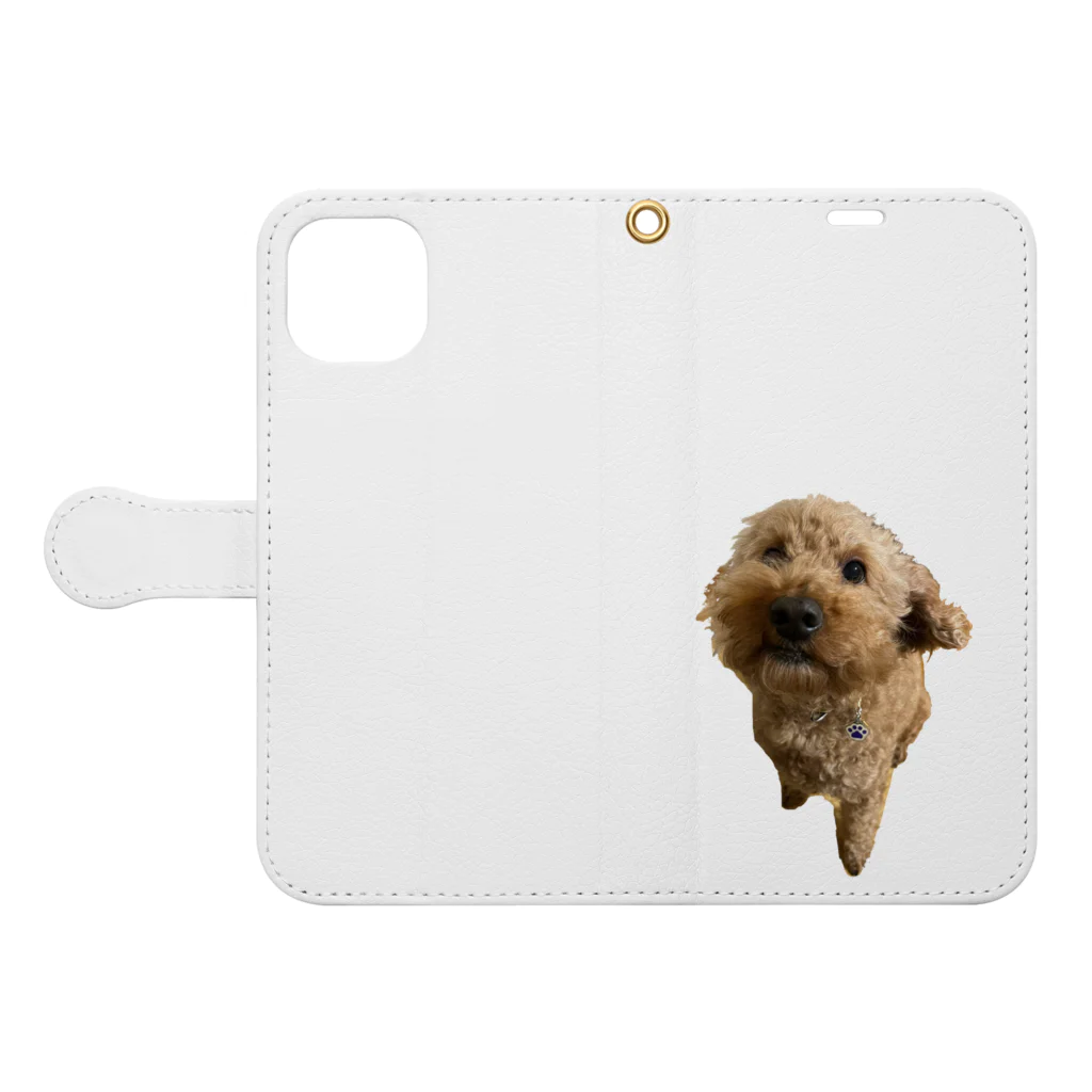 アラビックまりんの愛犬 Book-Style Smartphone Case:Opened (outside)