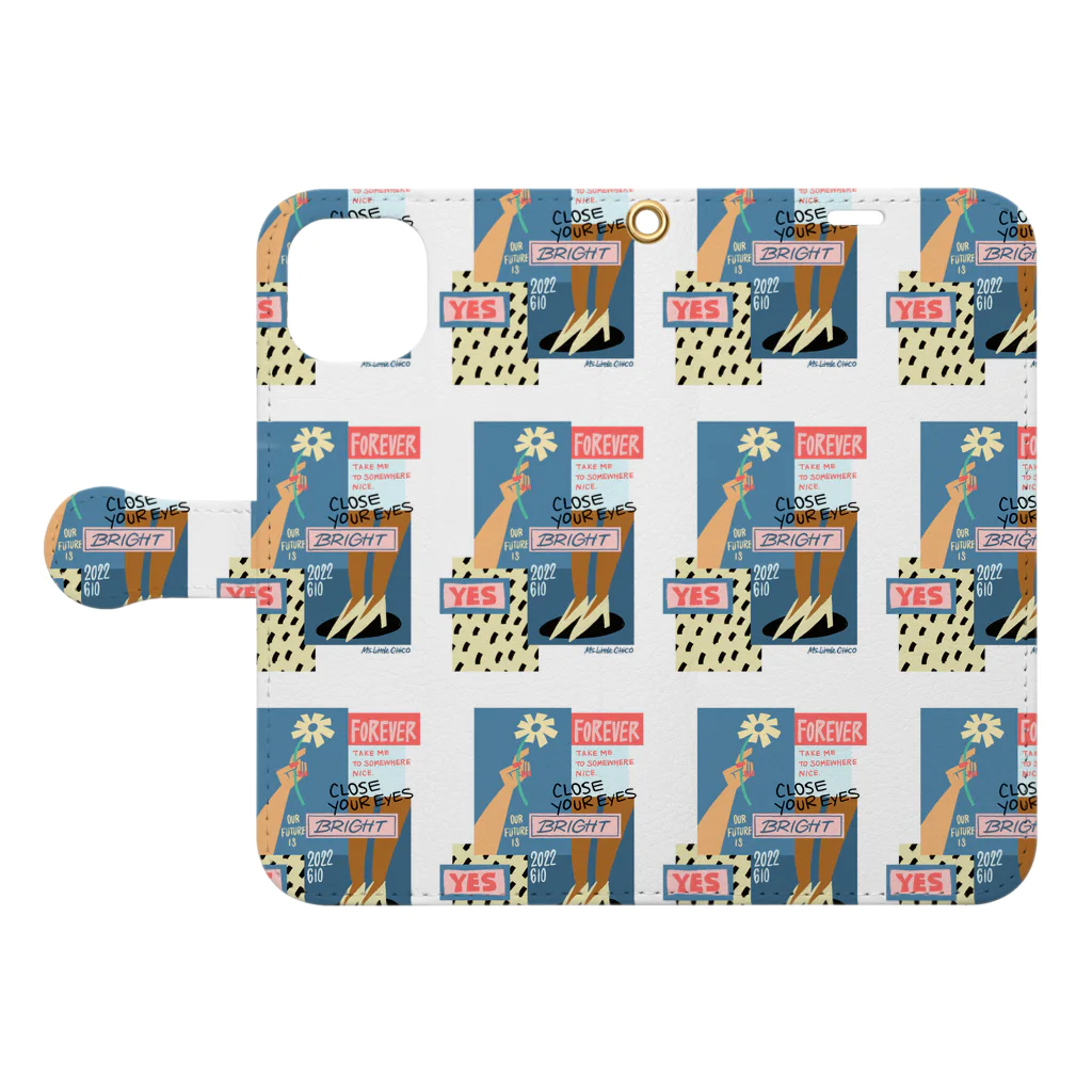 Cookie Cartoon Clubの20220610_collage Book-Style Smartphone Case:Opened (outside)