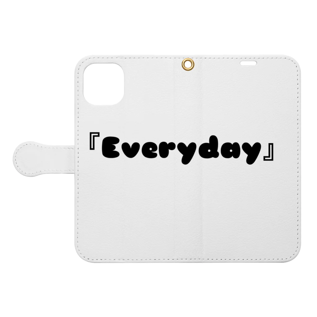 薈.collectionのEverydayシリーズ Book-Style Smartphone Case:Opened (outside)