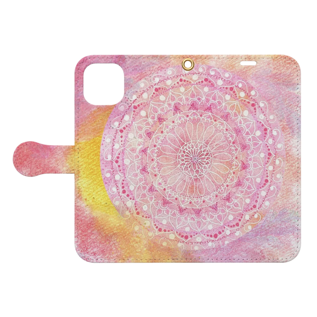 Sacred GardenのPastelliscious Mandara Book-Style Smartphone Case:Opened (outside)