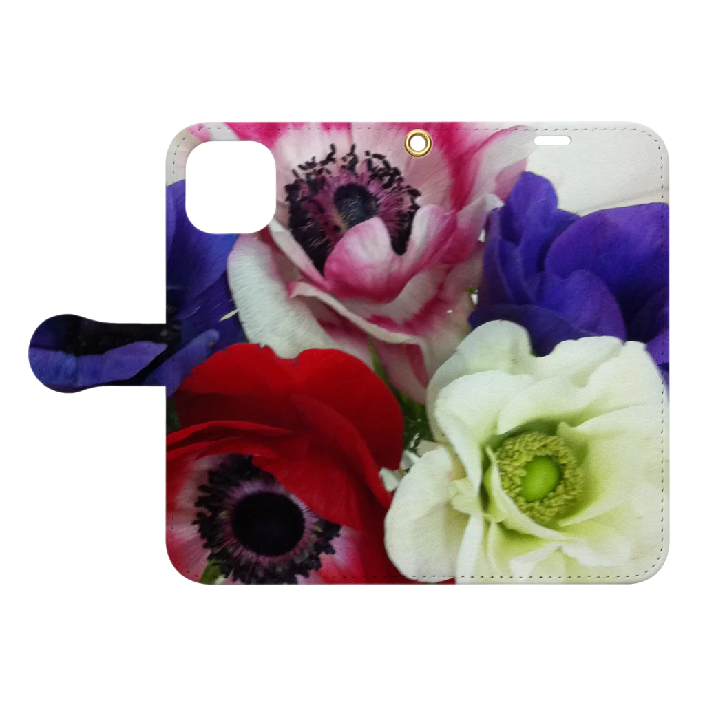 LiLiLiのLiLiLi Flower Book-Style Smartphone Case:Opened (outside)