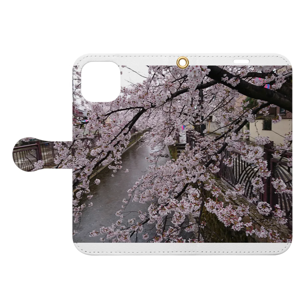 ayumi(元接客業、今は専業主婦)🇺🇦の桜 Book-Style Smartphone Case:Opened (outside)