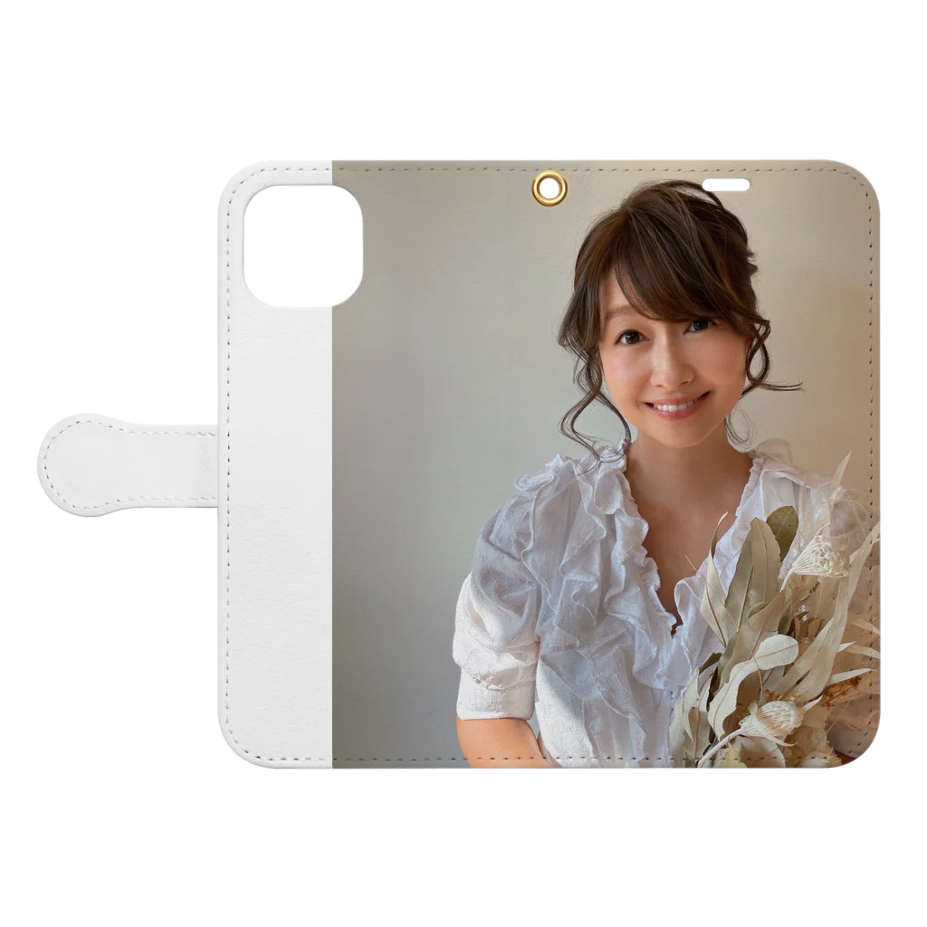 なせばなるみのグッツの成美宣材バージョン❤︎ Book-Style Smartphone Case:Opened (outside)