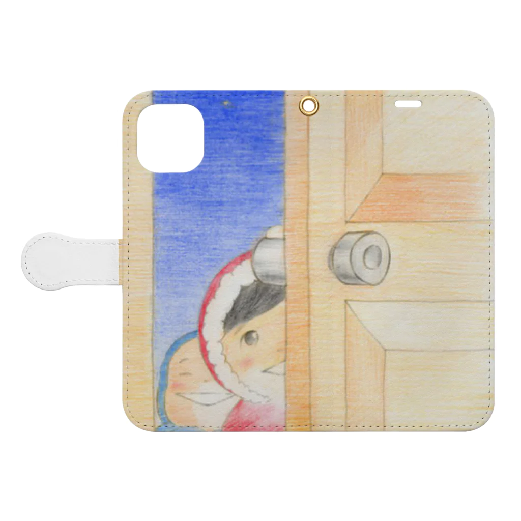 夢源アトリエ✩.*˚のただいまぁ！ Book-Style Smartphone Case:Opened (outside)