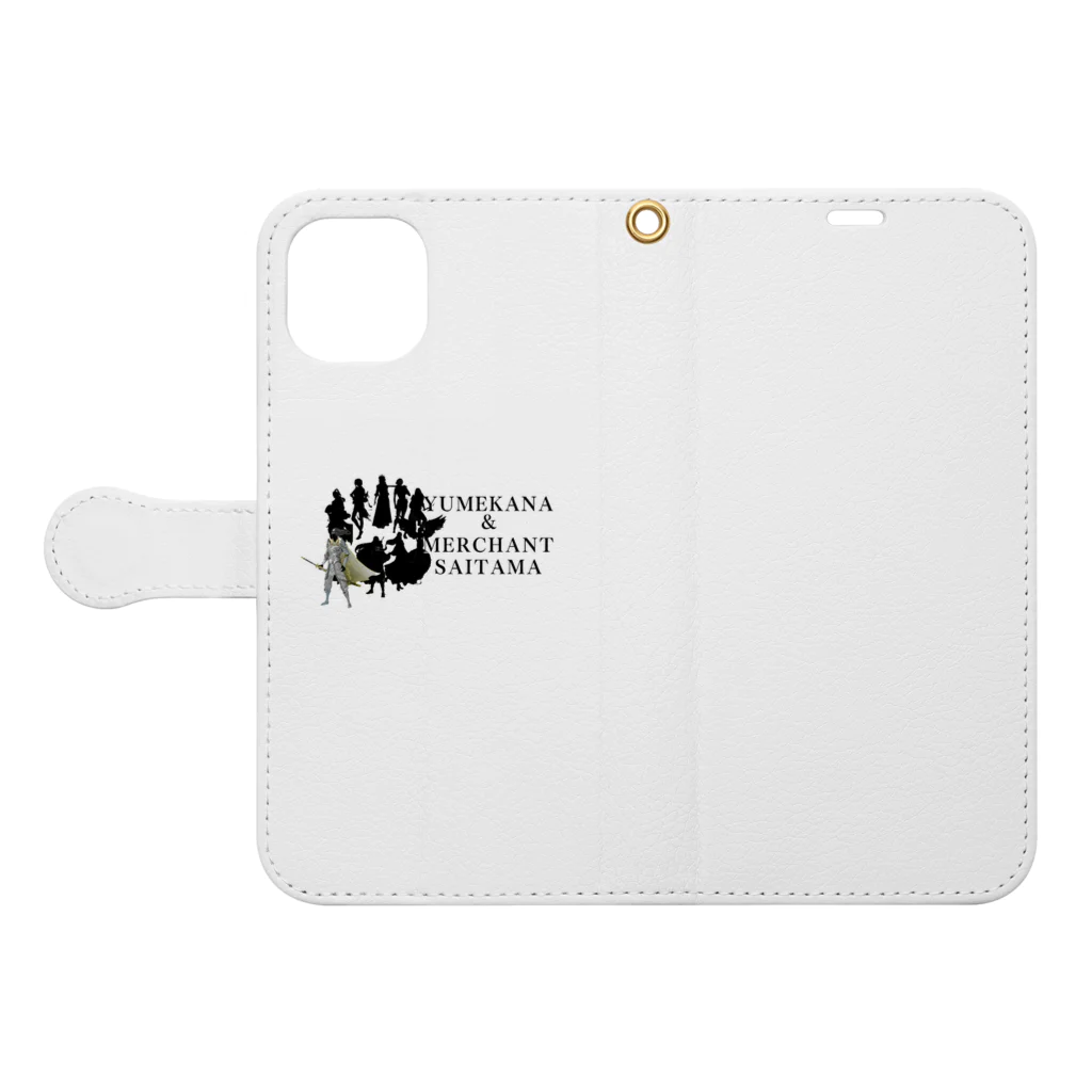 夢叶ショップの夢叶&マーチャントクラブ埼玉企画記念 Book-Style Smartphone Case:Opened (outside)