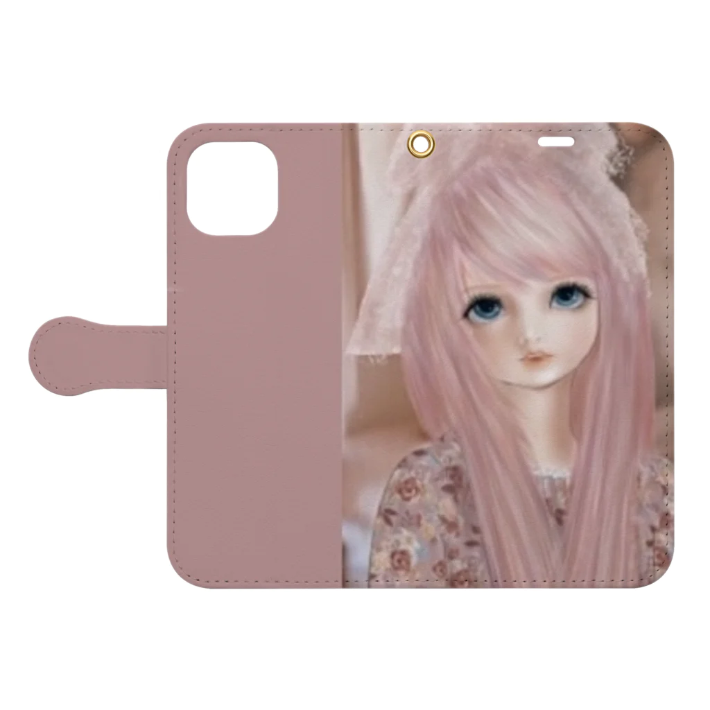 Felony Crimeのdoll Book-Style Smartphone Case:Opened (outside)